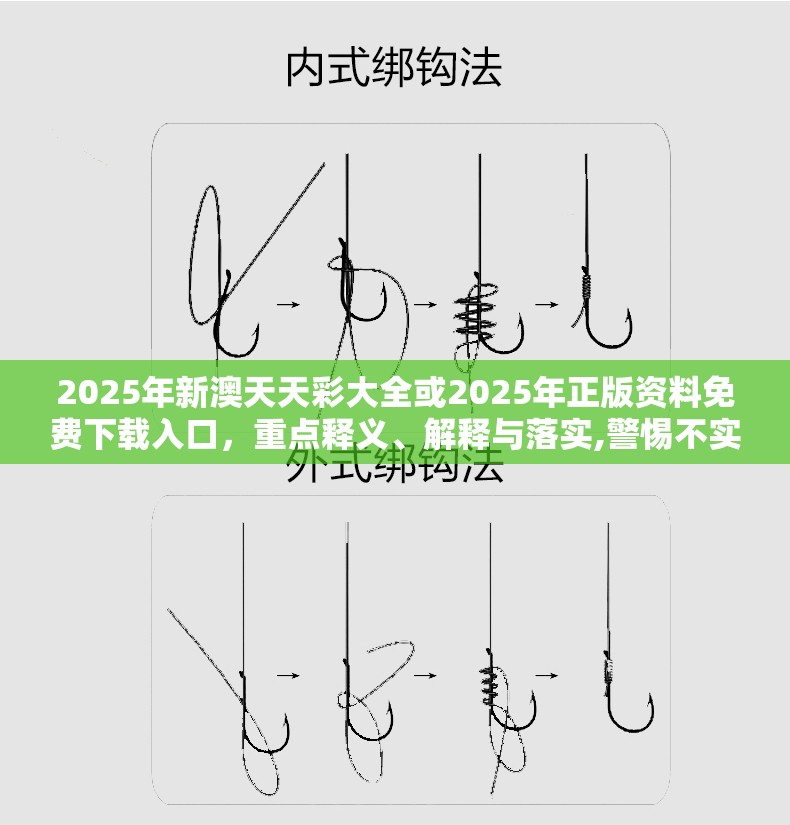 2025年新澳天天彩大全或2025年正版資料免費下載入口，重點釋義、解釋與落實,警惕不實的釣魚鉤
