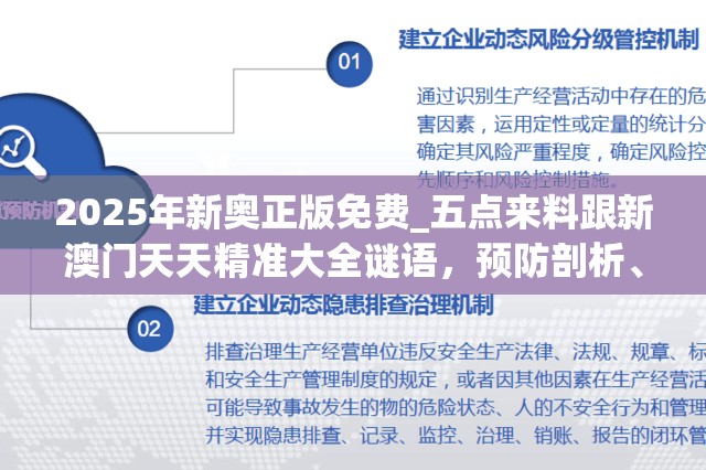 2025年新奧正版免費_五點來料跟新澳門天天精準大全謎語，預防剖析、專家解讀解釋與落實,警惕誘導性陷阱