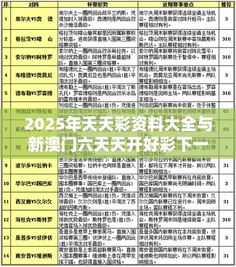 2025年天天彩資料大全與新澳門六天天開好彩下一期預測，升級分析、專家解讀解釋與落實,謹防華而不實包裝