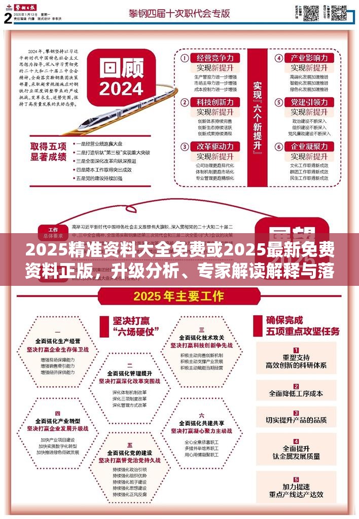 2025精準資料大全免費或2025最新免費資料正版，升級分析、專家解讀解釋與落實,謹防華而不實包裝