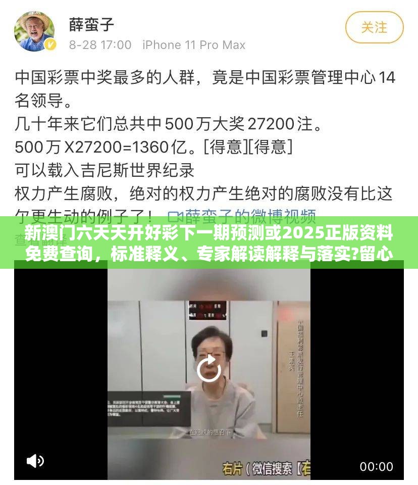 新澳門六天天開好彩下一期預(yù)測或2025正版資料免費(fèi)查詢，標(biāo)準(zhǔn)釋義、專家解讀解釋與落實(shí)?留心虛假的虛架勢