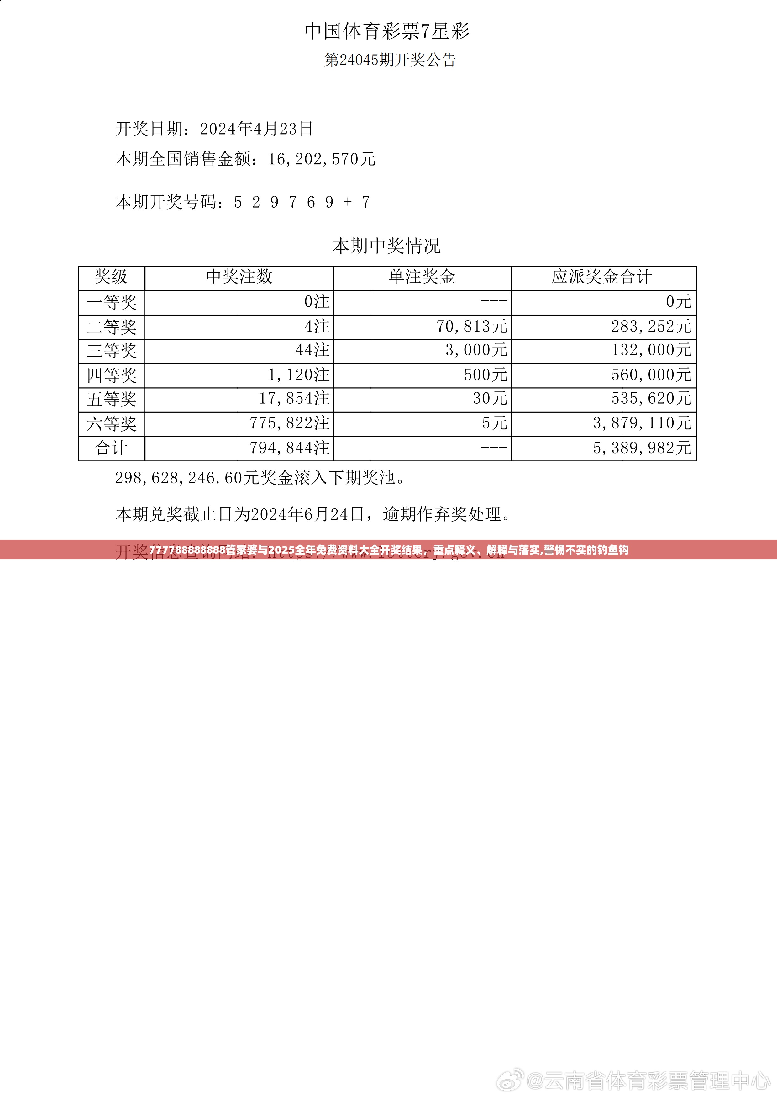 777788888888管家婆與2025全年免費資料大全開獎結果，重點釋義、解釋與落實,警惕不實的釣魚鉤