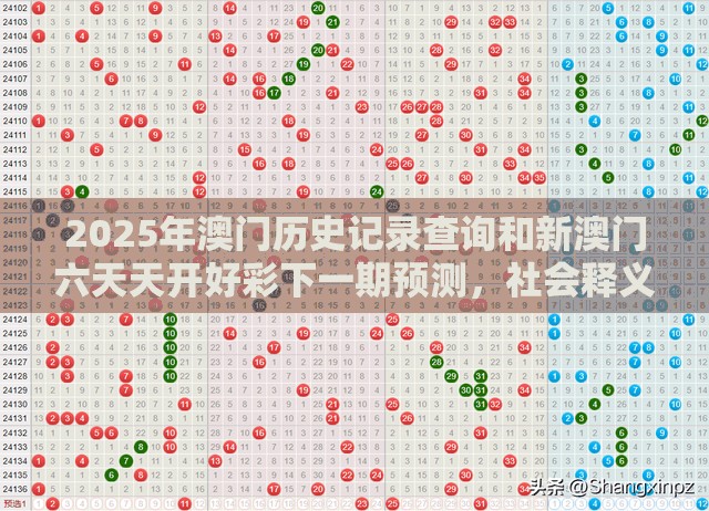 2025年澳門歷史記錄查詢和新澳門六天天開好彩下一期預(yù)測，社會釋義、解釋與落實-留心欺詐性廣告