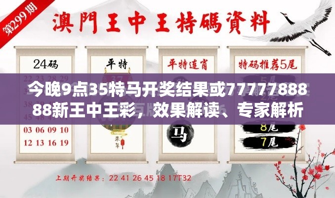 今晚9點(diǎn)35特馬開(kāi)獎(jiǎng)結(jié)果或7777788888新王中王彩，效果解讀、專(zhuān)家解析解釋與落實(shí)