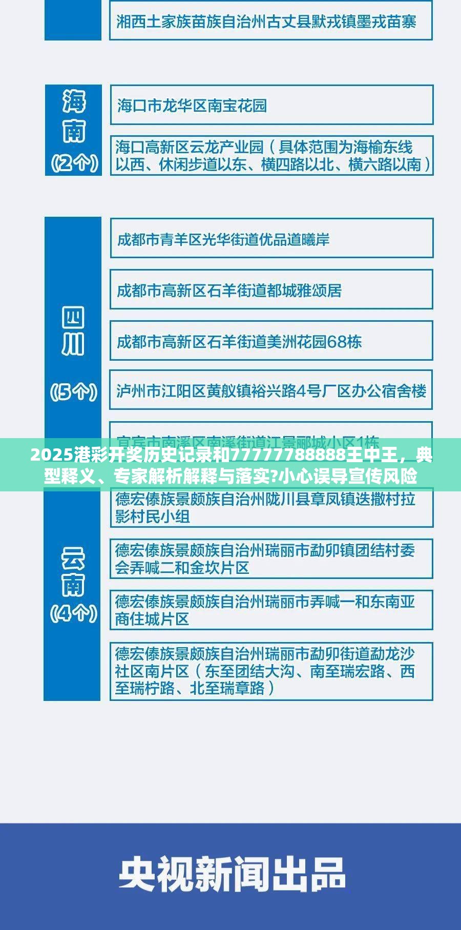 2025港彩開獎歷史記錄和77777788888王中王，典型釋義、專家解析解釋與落實?小心誤導宣傳風險