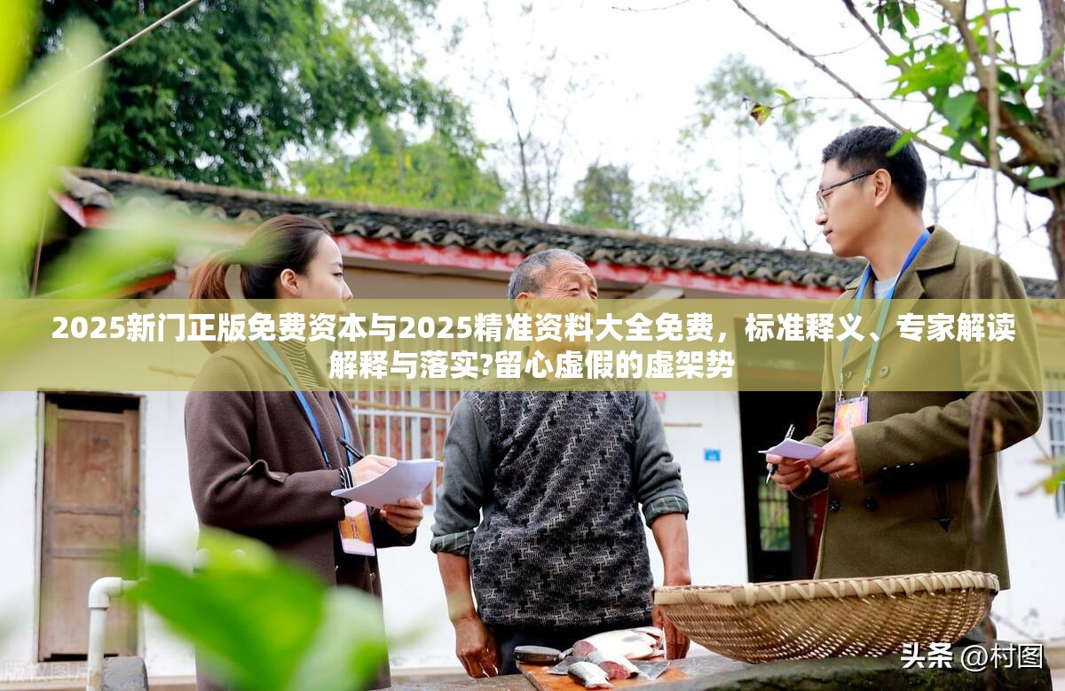 2025新門正版免費資本與2025精準資料大全免費，標準釋義、專家解讀解釋與落實?留心虛假的虛架勢