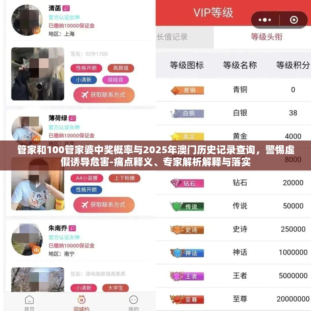 管家和100管家婆中獎(jiǎng)概率與2025年澳門歷史記錄查詢，警惕虛假誘導(dǎo)危害-痛點(diǎn)釋義、專家解析解釋與落實(shí)