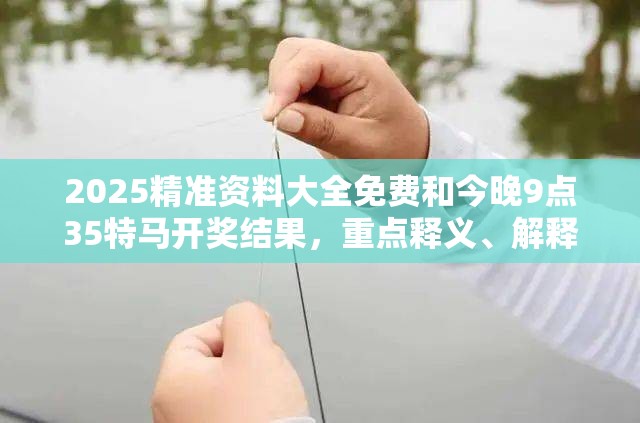 2025精準資料大全免費和今晚9點35特馬開獎結果，重點釋義、解釋與落實,警惕不實的釣魚鉤