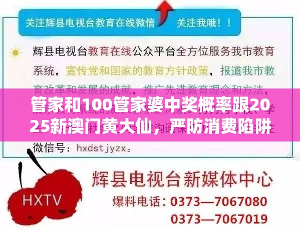 管家和100管家婆中獎(jiǎng)概率跟2025新澳門黃大仙，嚴(yán)防消費(fèi)陷阱,完整釋義、專家解析解釋與落實(shí)